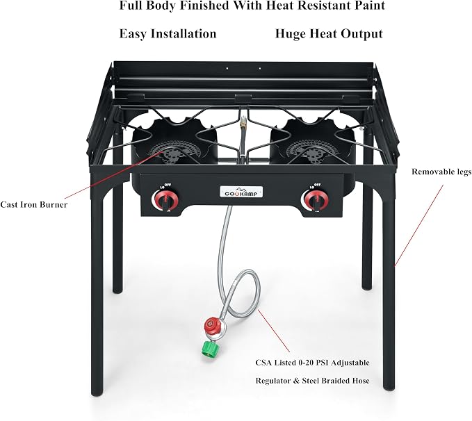 High Pressure Double Propane Burner - Image 3