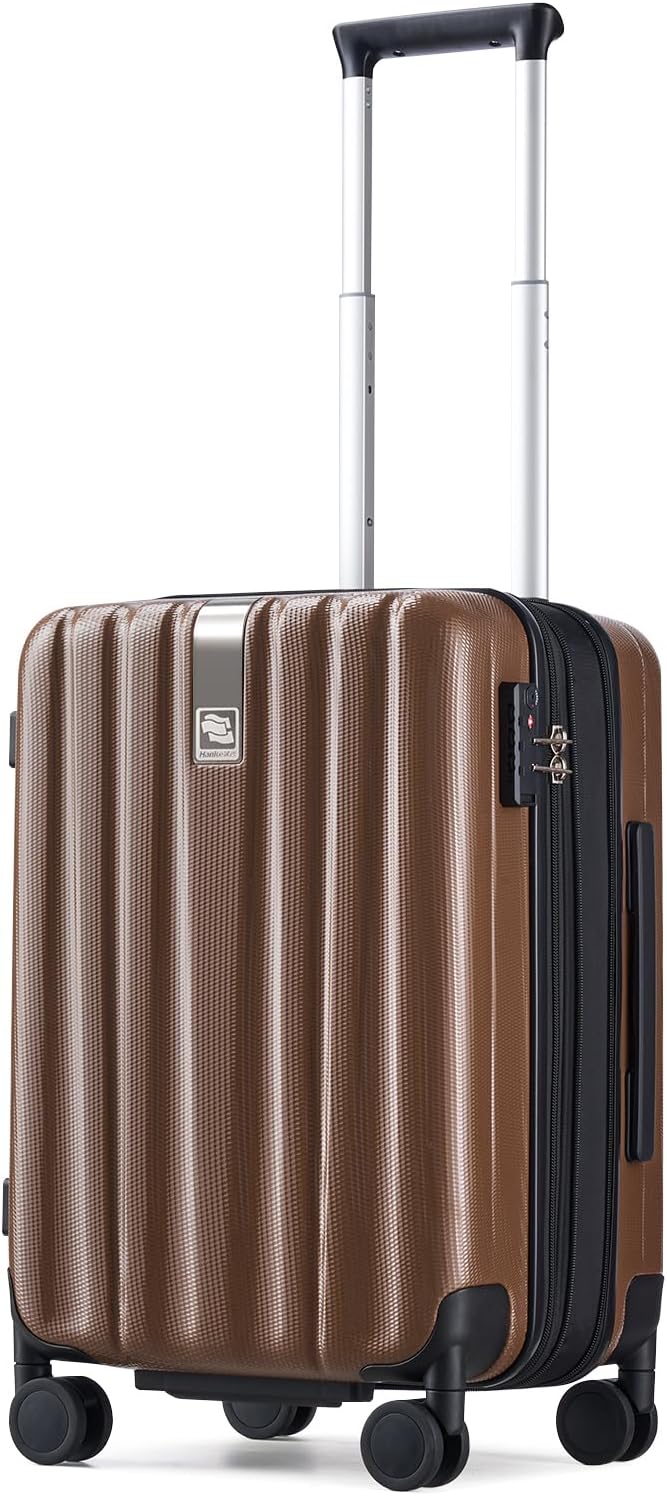 Hanke 20 Inch Expandable Carry on Luggage 22x14x9 Airline Approved Lightweight by Hanke