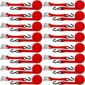 16 Pcs Cambuckle Tie Down Straps 1763lbs Break Strength Securing Straps 1'' x by Riakrum