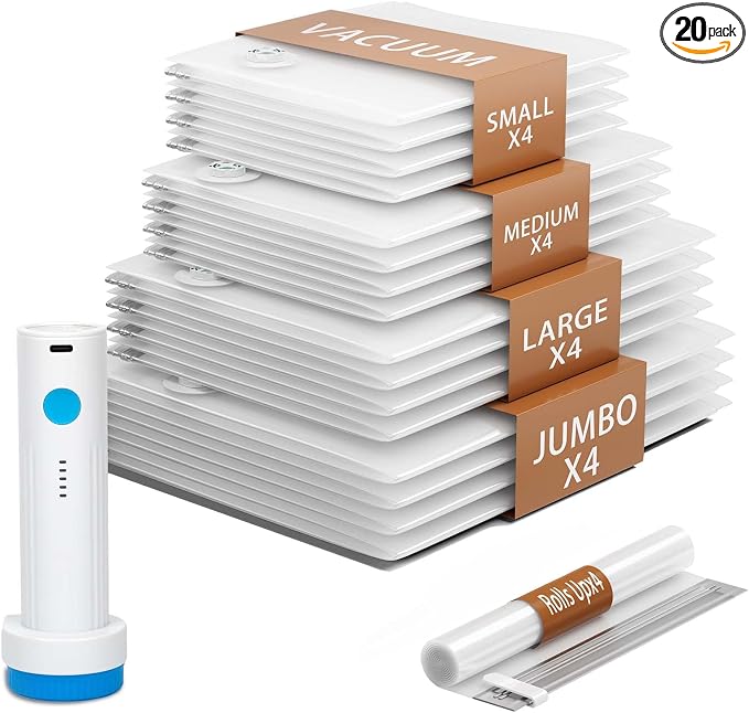 20 Pack Vacuum Storage Bags, Space Saver Bags by Unknown