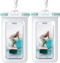 Lamicall 2 Pack Green White Cell Phone Bag, by Lamicall