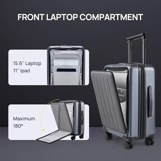 NINETYGO Carry on Luggage 22X14X9 Airline Approved - Image 3