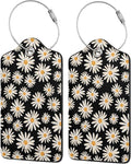 Set of 2 Luggage Tag for Suitcases Tie dye PU Leather Luggage Tag by OMXNAQZ