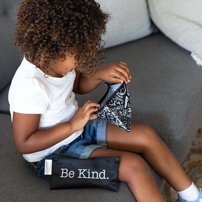 Bumkins Reusable Snack Bags, for Kids School Lunch and for Adults Portion - Image 3