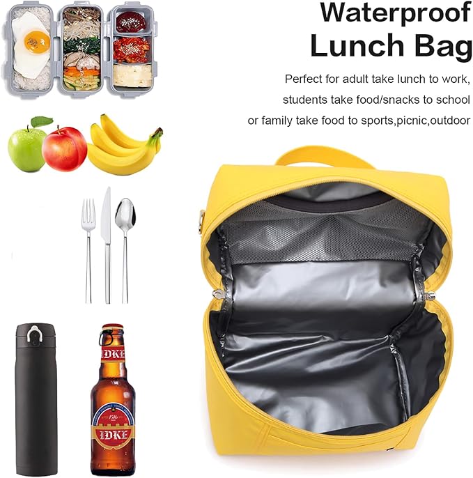 NOL Natural Organic Lifestyle Insulated Lunch Bags - Image 7