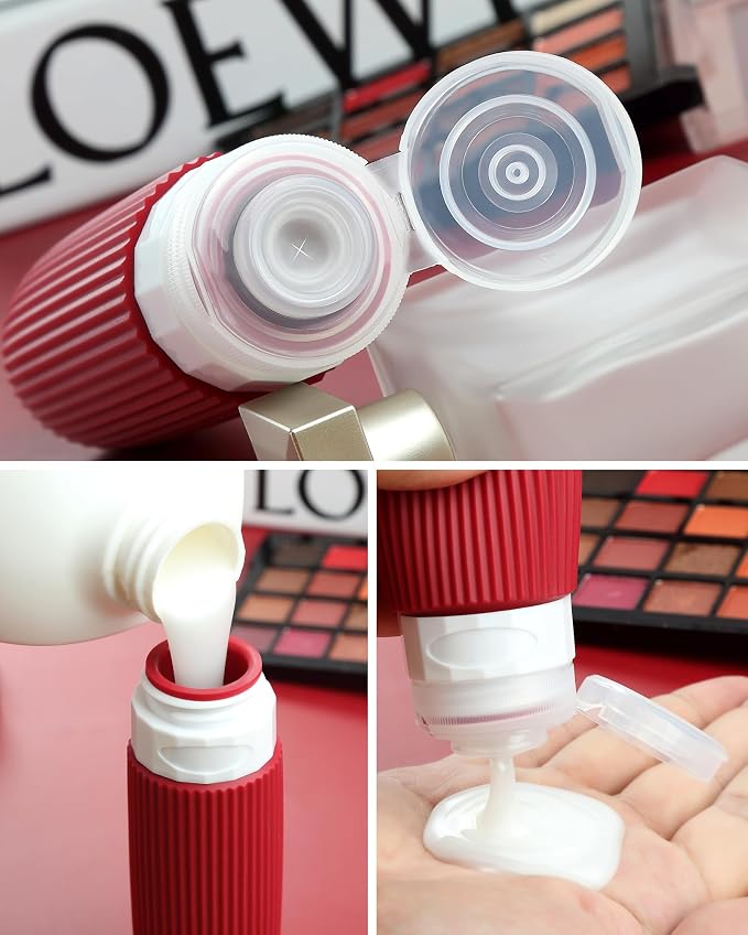 Travel Bottles for Toiletries 8 Pack, TSA Approved 3 oz Travel Containers - Image 2
