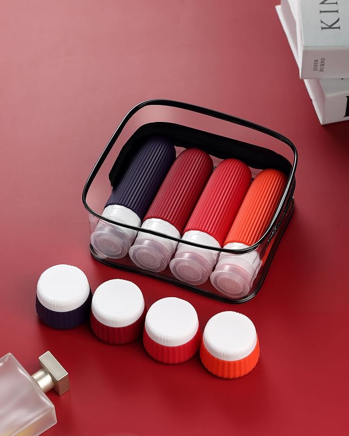 Travel Bottles for Toiletries 8 Pack, TSA Approved 3 oz Travel Containers - Image 4