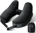 Sunany Neck Pillow for Travel Inflatable Airplane Pillow Comfortably Supports by Sunany