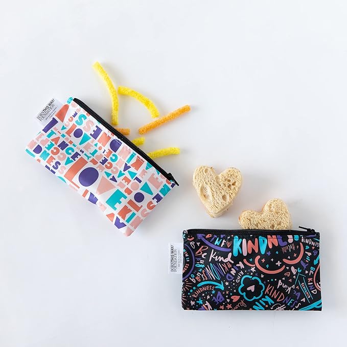 Bumkins Reusable Snack Bags, for Kids School Lunch and for Adults Portion - Image 2
