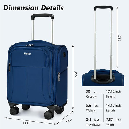 16 Inch Underseat Carry On Luggage - Image 2