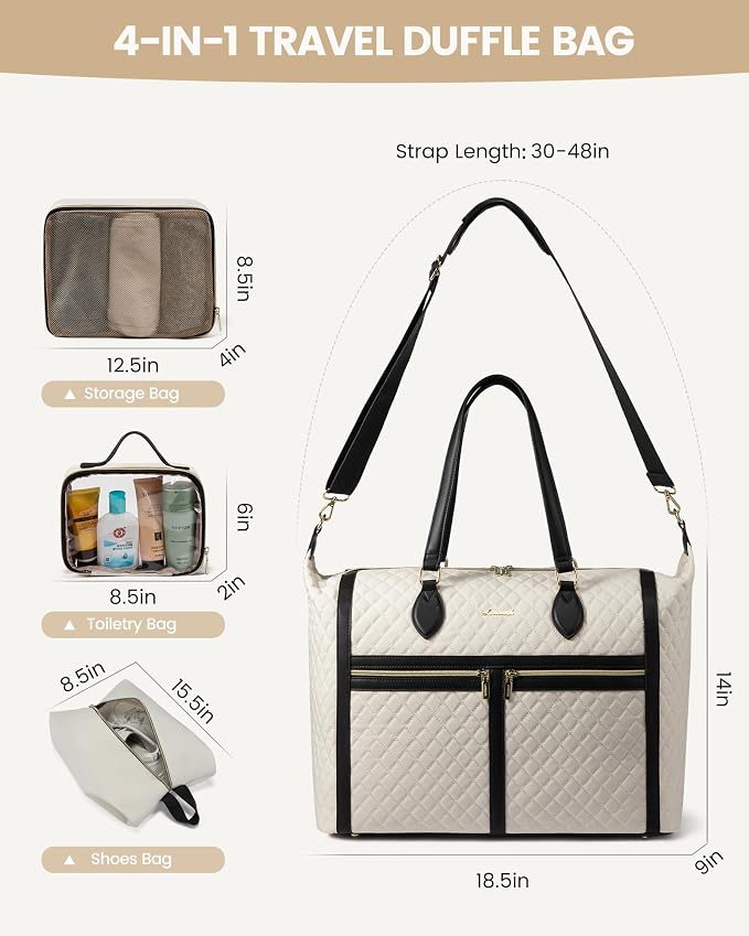 LOVEVOOK Travel Weekender 4-in-1 Duffle - Image 2