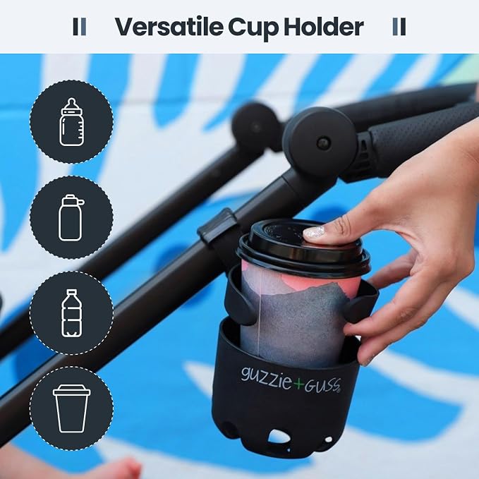 Guzzie+Guss Oxygen v2 Lightweight Stroller & Universal Cup Holder Bundle – - Image 5