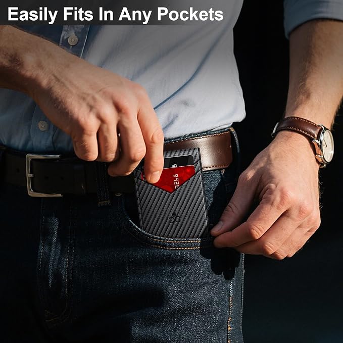 Wallet for Men Wallet with Slim Pop Up Card Holder for 12-14 Cards, RFID - Image 7