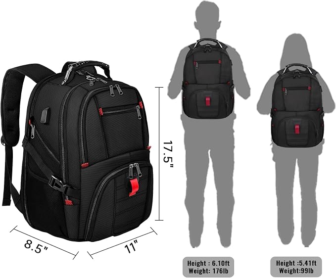 YOREPEK Travel Backpack, 15.6 Inch Laptop Backpacks - Image 7