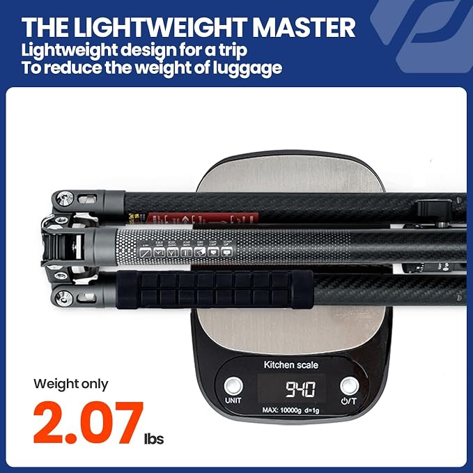 Fotopro 62 Inch Carbon Fiber Tripod - Image 3