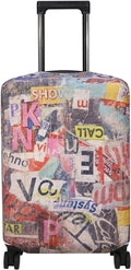 Explore Land Travel Luggage Cover Suitcase Protector Fits 23-26 Inch Case by ExploreLand