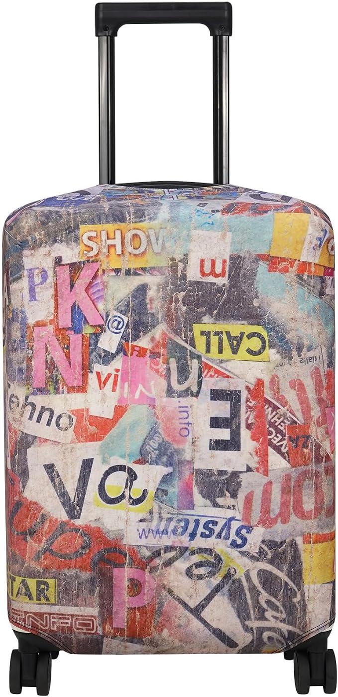 Explore Land Travel Luggage Cover Suitcase Protector Fits 23-26 Inch Case by ExploreLand
