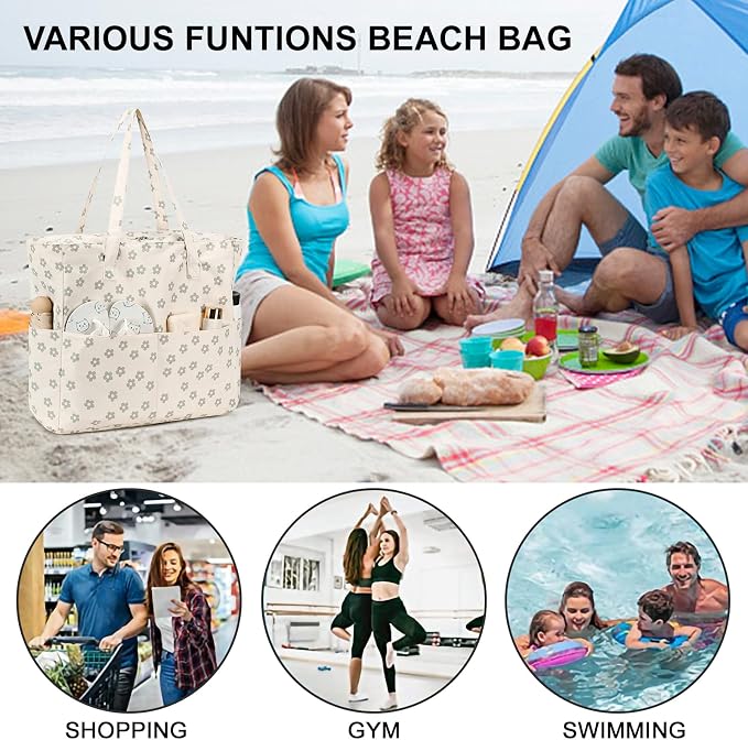 Waterproof Beach Tote Pool Bags - Image 7