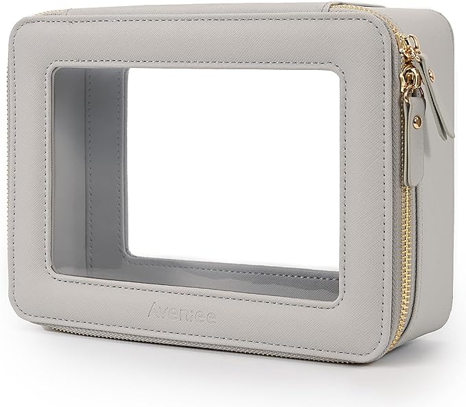 Aveniee Clear Makeup Bag Organizer, Large Travel Toiletry Bag by Aveniee