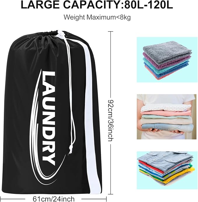 Sylfairy 2 Pack XL Laundry Bag - Image 2