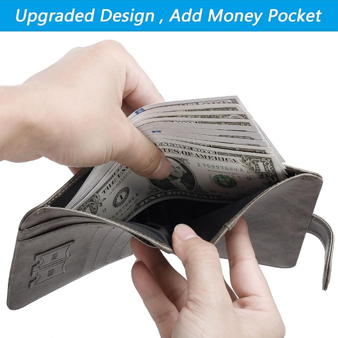 Airtag Passport Holder Cover Wallet RFID Blocking Leather Case Travel - Image 4