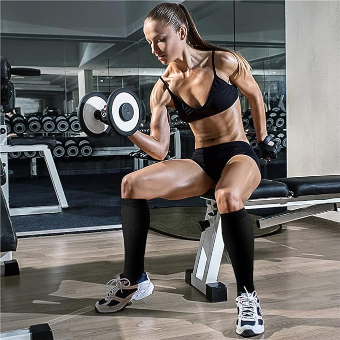 CHARMKING Compression Socks for Women & Men Circulation 15-20 mmHg is Best - Image 4