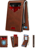 Wallet for Men Wallet with Slim Pop Up Card Holder for 12-14 Cards, RFID by SEMORID