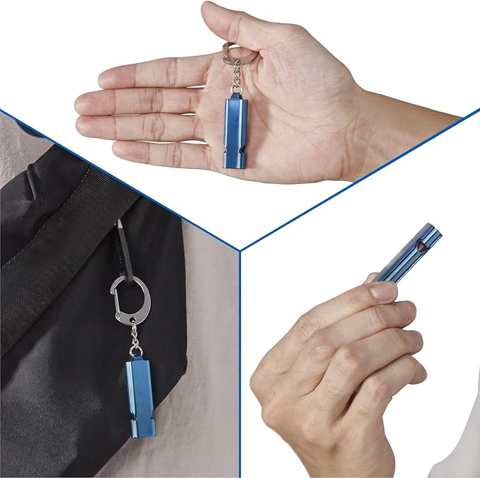 Whistle for Coaches Teachers, Emergency Survival Stainless Steel Whistles 2 Pack - Image 5