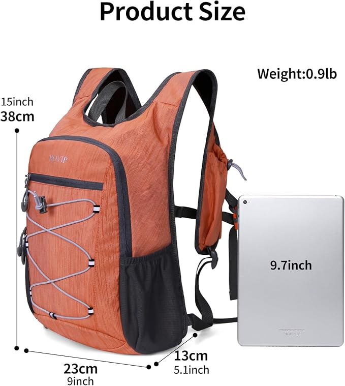 BOVIP 20L Hiking Backpack Lightweight Packable Hiking Daypack Small Travel - Image 6