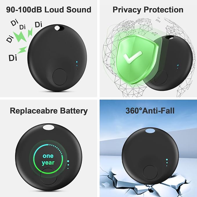 Air Tag for Android or iOS, Air Tags-4 Pack Smart Tag, Dual System Both iOS and - Image 3