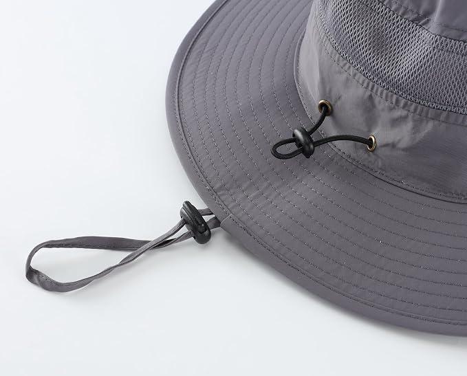Home Prefer UPF 50+ Men's Sun Hat Wide Brim Bucket Hat UV Protection Hat - Image 6