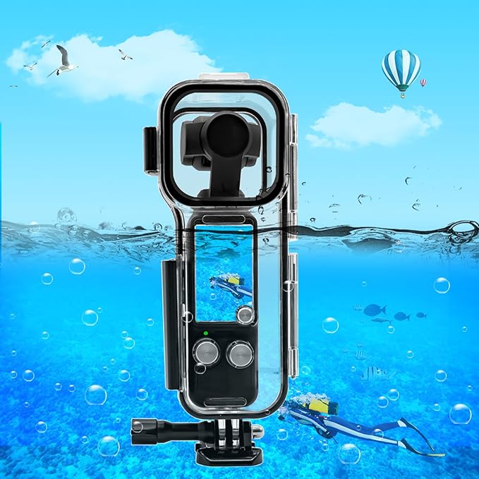 PULUZ 45M/147FT Diving Case for DJI Osmo Pocket 3 Underwater Waterproof Case - Image 3