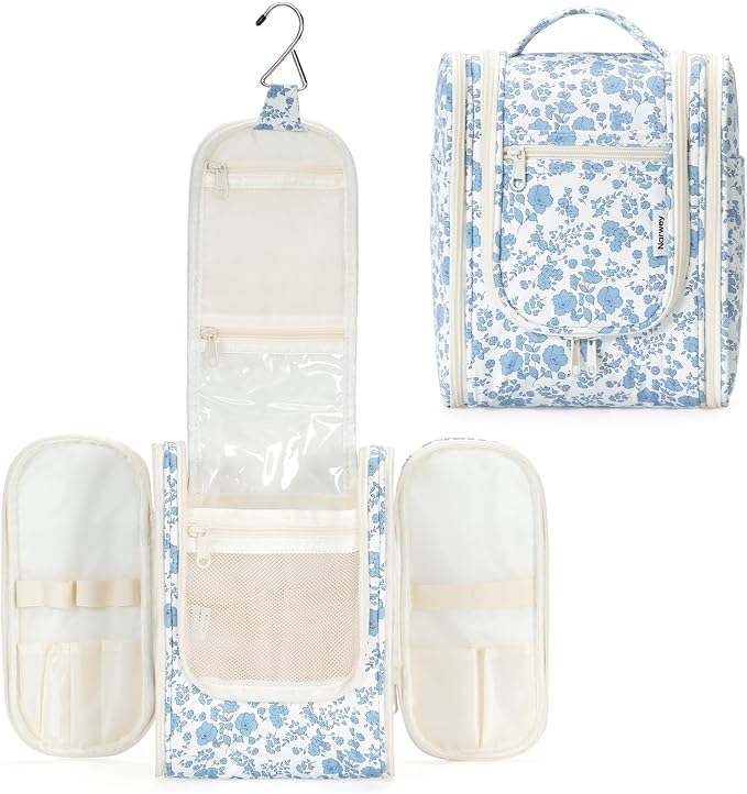 Narwey Hanging Toiletry Bag Women Travel Makeup Bag Organizer Toiletries Bag by Narwey