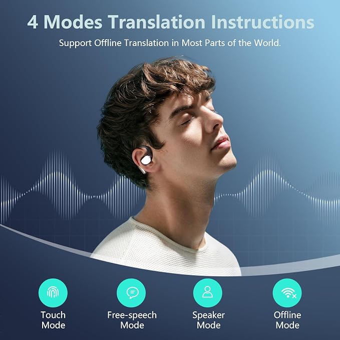 AI Language Translation Earbuds Real Time, Audifonos Traductores Inglés Español - Image 7