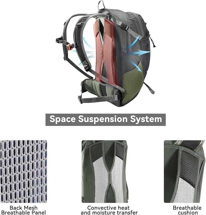 KAILAS Q-WIND II 28L Hiking Daypack Waterproof Lightweight Backpack - Image 2