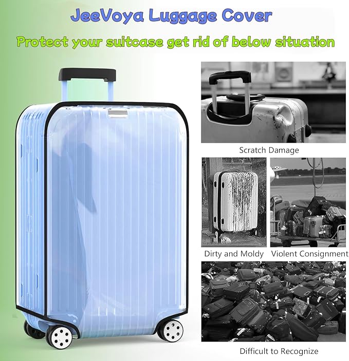 Luggage Cover Clear PVC Suitcase Covers - Image 3
