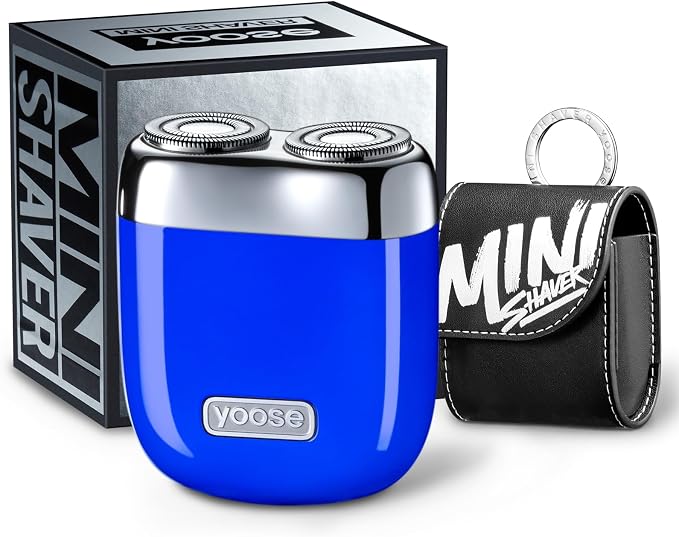 yoose Mini Electric Shaver, Alloy Portable Travel Shavers, Cordless Shaving by yoose