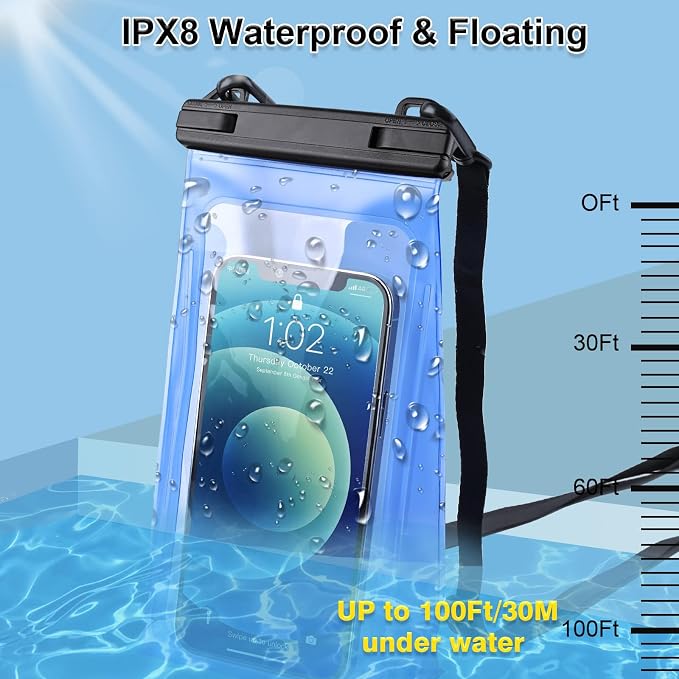 Large Capacity Waterproof Phone Pouch Floating, Waterproof Bag Case - Image 4