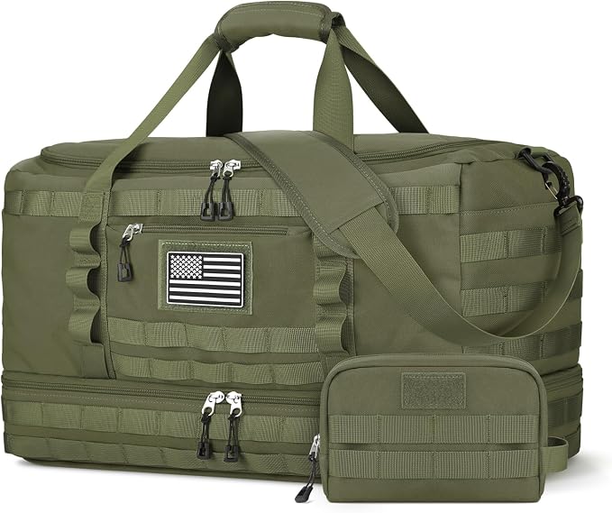 ETRONIK Travel Bag for Men Women, Gym Bag & Tactical Duffle Bags for Travel by ETRONIK