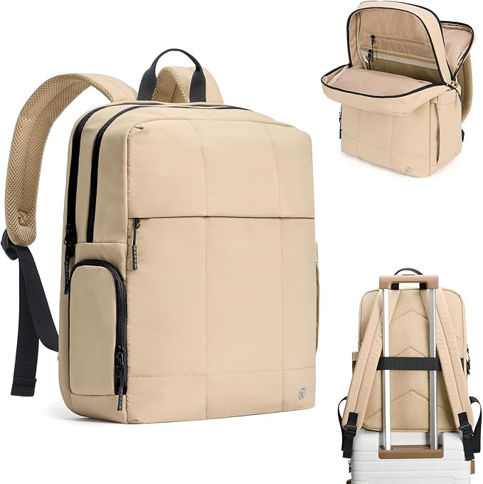 CLUCI Lightweight Travel Backpack Carry on Flight Approved, Puffy Gym Backpack by CLUCI