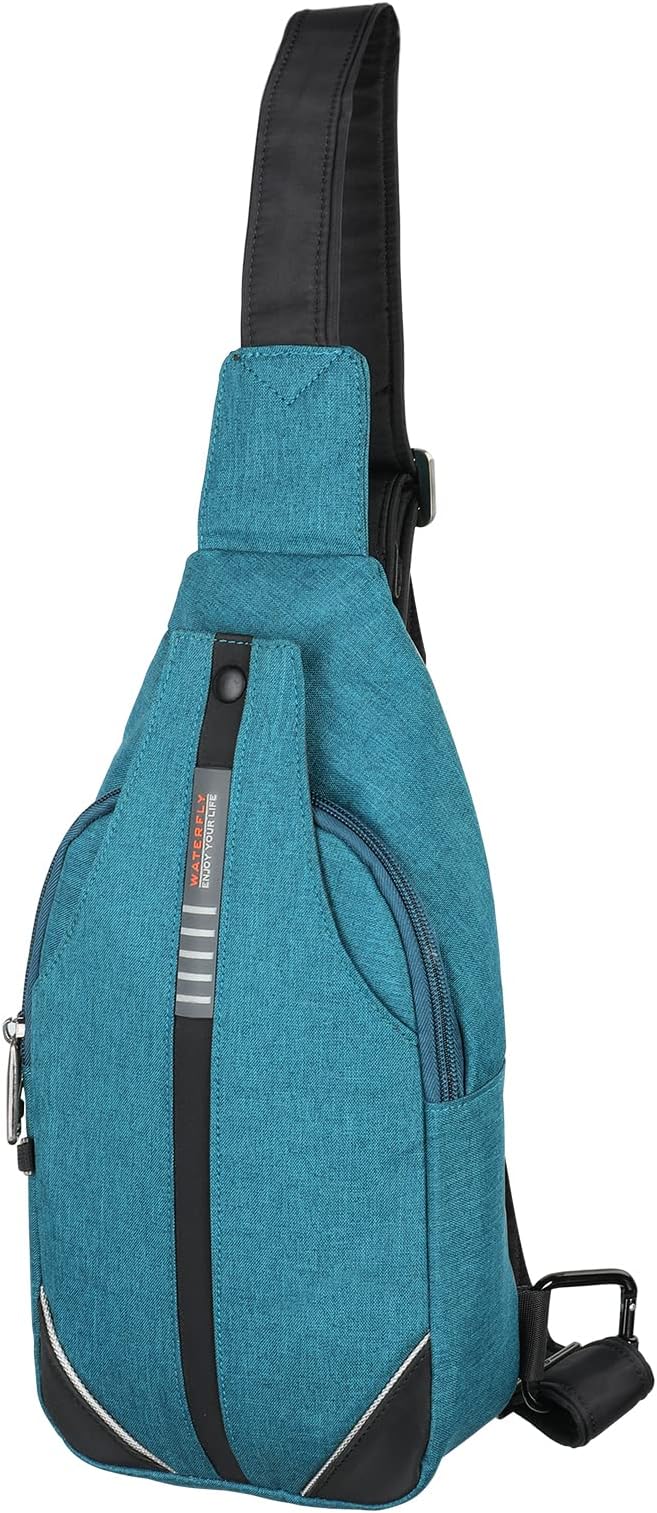 WATERFLY Small Crossbody Sling Backpack Anti Theft Backpack by Waterfly