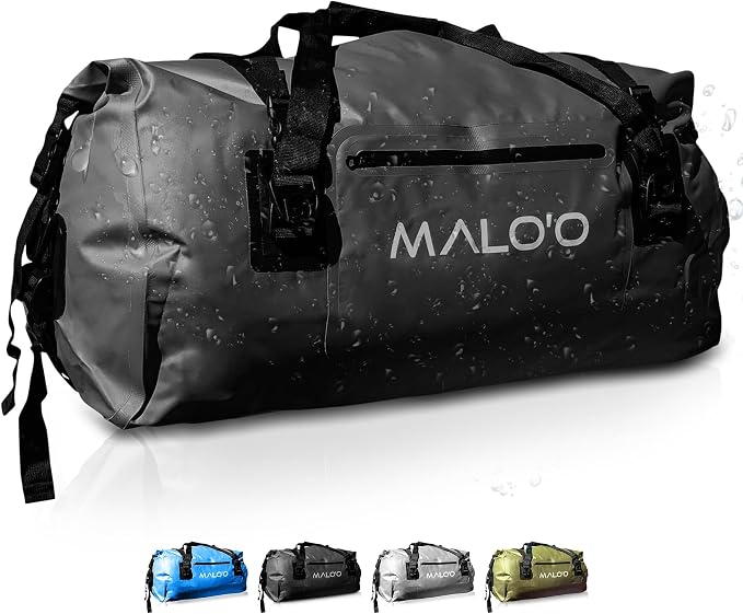 Malo'o Waterproof Dry Bag Duffel 40L/60L/100L, Roll Top Duffel Keeps Gear Dry by Maloo