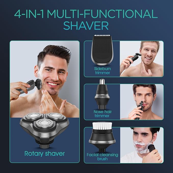 VOYOR Electric Razor for Men Cordless Shavers for Shaving - Image 6