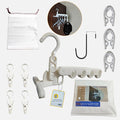 Over The Door Hooks Hanger, Foldable Portable Folding Hangers, Hanging Rack by ZCircle