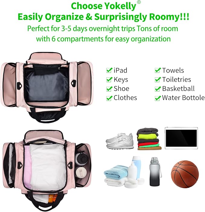 Sports Duffel Bag 20 inch for Travel Gym - Image 3