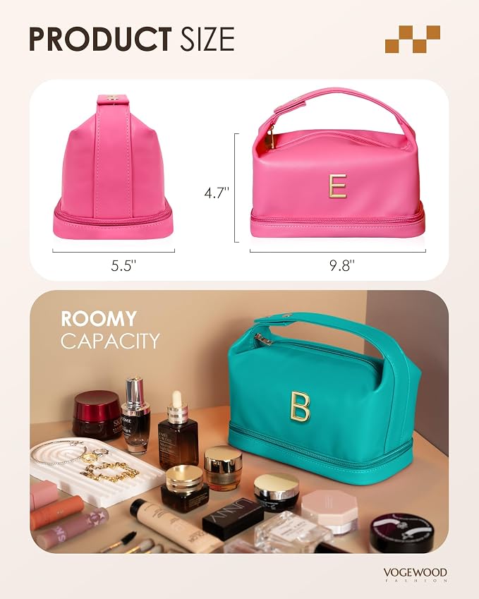 Gifts for Women, Personalized Makeup Bag Organizer - Image 7