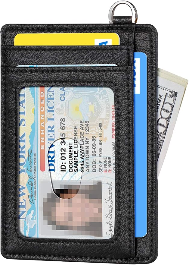 FurArt Slim Minimalist Wallet, Front Pocket Wallets, RFID Blocking, Credit Card - Image 2