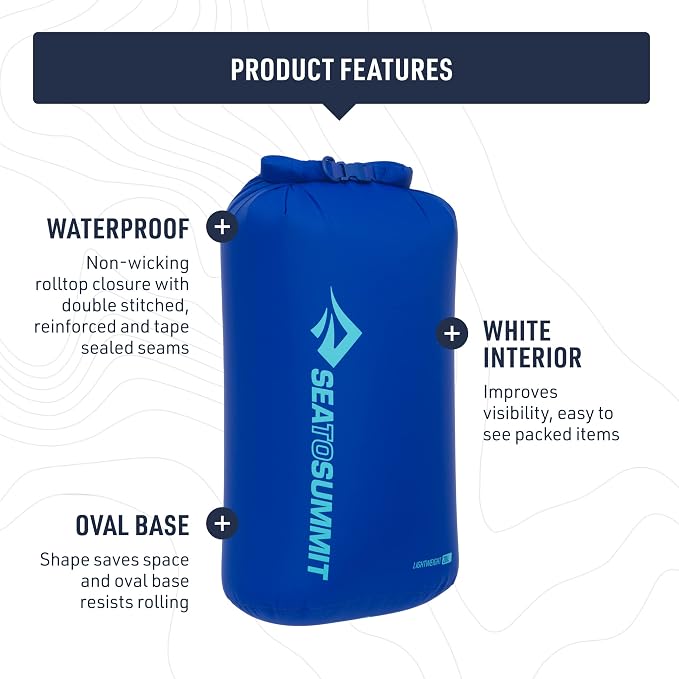 Sea to Summit Lightweight Dry Bag 3-Piece Set - Image 3