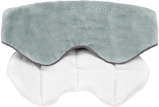 Sivio Weighted Eye Mask for Sleeping, Cooling & Cozy Reversible Blackout Sleep - Image 7