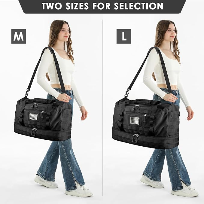 ETRONIK Travel Bag for Men Women, Gym Bag & Tactical Duffle Bags for Travel - Image 6